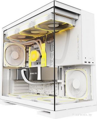 Корпус Geometric Future Model 5 5FAN (белый) - фото4