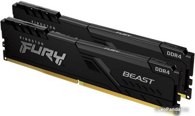 Оперативная память Kingston FURY Beast 2x32GB DDR4 PC4-28800 KF436C18BBK2/64 - фото