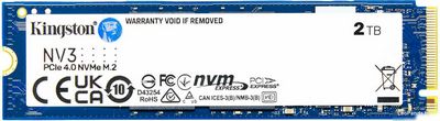 SSD Kingston NV3 2TB SNV3S/2000GBK - фото