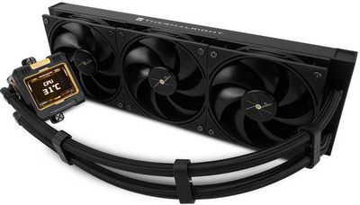 Жидкостное охлаждение для процессора Thermalright Frozen Warframe 360 (черный) - фото5