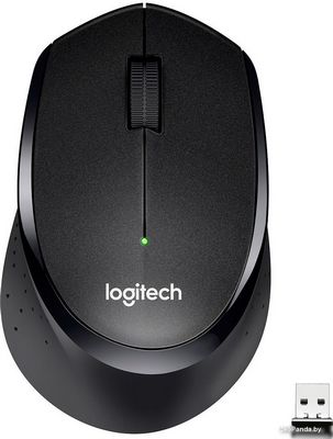 Мышь Logitech M330 Silent Plus (черный) - фото