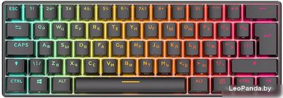 Клавиатура Royal Kludge RK61 New RGB (черный, RK Red) - фото