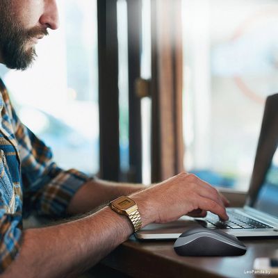 Мышь Logitech M185 (черный/серый) - фото5