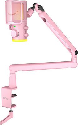 Проводной микрофон FIFINE TAM6 (розовый) - фото4