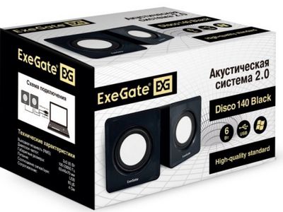 Акустика ExeGate Disco 140 (черный) - фото2