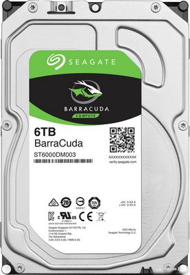 Жесткий диск Seagate BarraCuda 6TB ST6000DM003 - фото