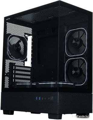 Корпус XASTRA Q400M 5ARGB-FG-C6-UC (черный) - фото