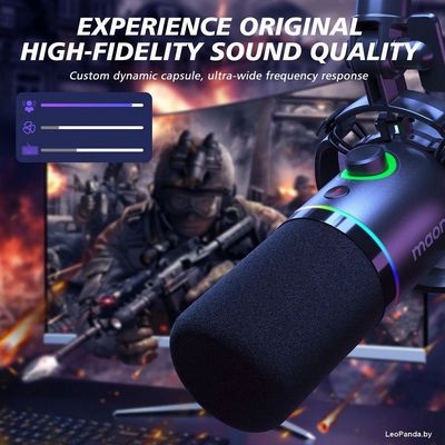 Проводной микрофон Maono PD200XS (белый) - фото4