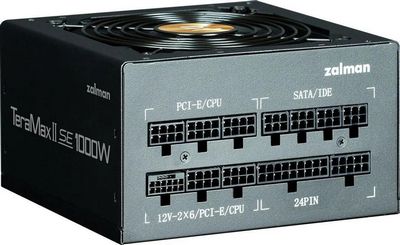 Блок питания Zalman TeramaxII SE 1000W ZM1000-TMX2SE - фото3, картинка3 Блок питания Zalman TeramaxII SE 1000W ZM1000-TMX2SE - фото3