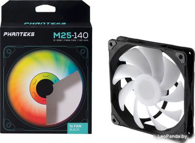Вентилятор для корпуса Phanteks M25-140 D-RGB PH-F140M25_DRGB_PWM_BK01 - фото