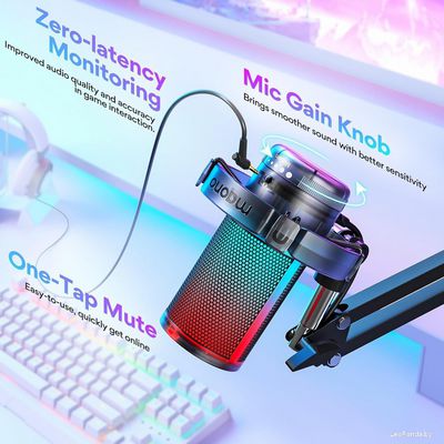 Проводной микрофон Maono DGM20S (черный) - фото4