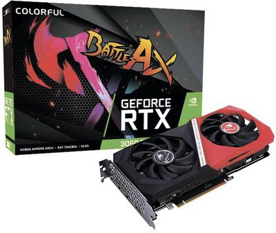 Видеокарта Colorful GeForce RTX 3060 Ti NB DUO V2 LHR-V - фото2
