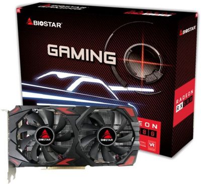 Видеокарта BIOSTAR Radeon RX 580 2048SP 8GB GDDR5 VA5815RQ82 - фото