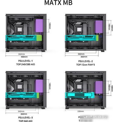 Корпус Jonsbo D41 STD (черный) - фото4