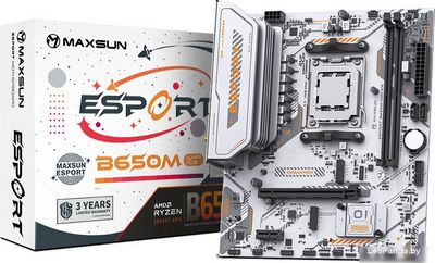 Материнская плата Maxsun eSport B650M WiFi6 Ice - фото2