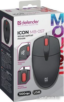 Мышь Defender Icon MB-057 (черный) - фото4
