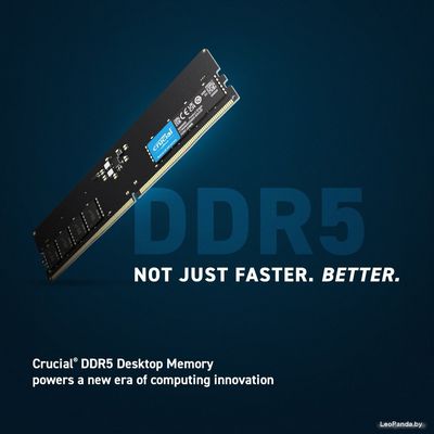 Оперативная память Crucial 16ГБ DDR5 5600 МГц CT16G56C46U5 - фото3
