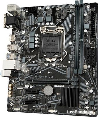 Материнская плата Gigabyte H410M H V2 (rev. 1.0) - фото3