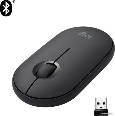 Мышь Logitech M350 Pebble (графит) - фото2