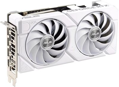 Видеокарта ASUS Dual GeForce RTX 4060 Ti Evo White OC Edition 8GB GDDR6 DUAL-RTX4060TI-O8G-EVO-WHITE - фото