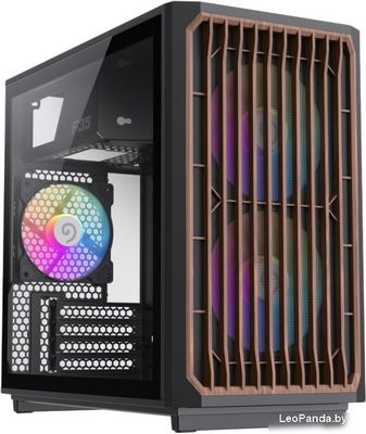 Корпус GameMax F35 BW (коричневый) - фото