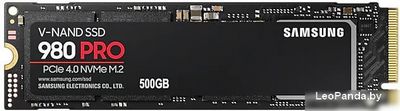 SSD Samsung 980 Pro 500GB MZ-V8P500BW - фото