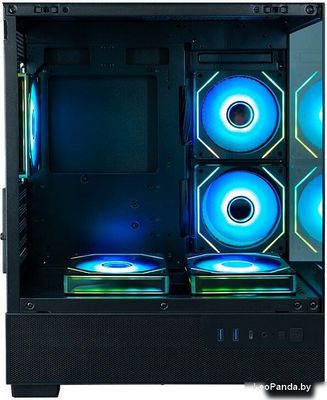 Корпус XASTRA Q400M 5ARGB-C6-UC (черный) - фото2