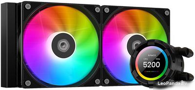 Жидкостное охлаждение для процессора ID-Cooling Space SL240 XE - фото