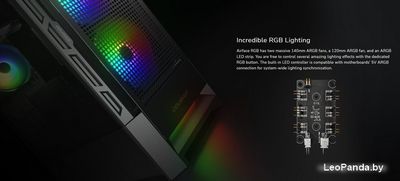 Корпус Cougar Airface RGB CGR-5ZD1W-AIR-RGB - фото4