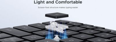 Клавиатура Ugreen K551 (серебристый/черный) - фото4