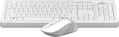Офисный набор A4Tech Fstyler FG1010S (белый/серый) - фото