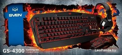 Клавиатура + мышь с ковриком + наушники SVEN GS-4300 - фото4