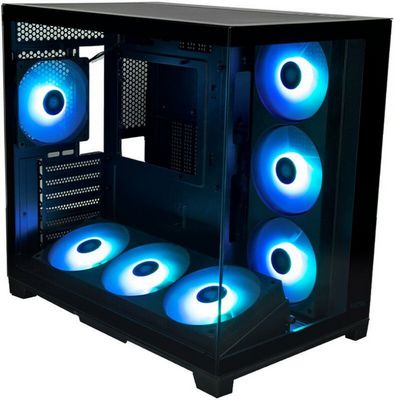 Корпус XASTRA QW500 7ARGB-FC-C6-UC (черный) - фото5