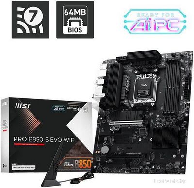 Материнская плата MSI Pro B850-S Evo WiFi - фото5