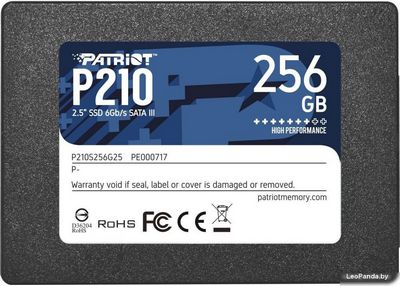 SSD Patriot P210 256GB P210S256G25 - фото