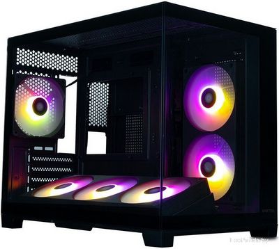 Корпус XASTRA QW500M 6ARGB-FC-C6-UC (черный) - фото