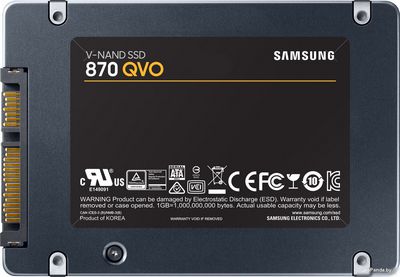 SSD Samsung 870 QVO 1TB MZ-77Q1T0BW - фото5