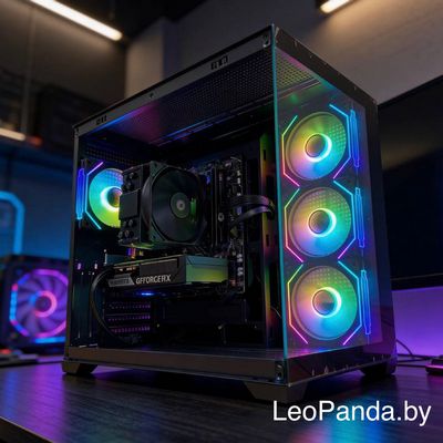 Компьютер игровой 56862 AMD Ryzen 7 7800X3D 32ГБ HDD 1TB SSD 2TB  RTX 5060  600W - фото