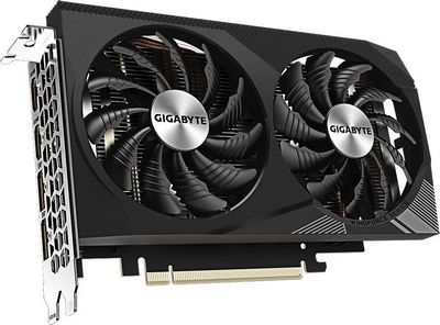 Видеокарта Gigabyte GeForce RTX 3050 Windforce OC V2 8G GV-N3050WF2OCV2-8GD - фото