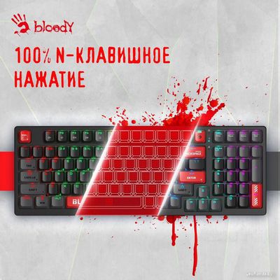 Клавиатура A4Tech Bloody S98 Red (Bloody BLMS Red Plus) - фото5