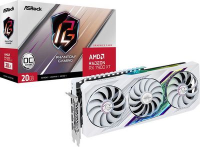 Видеокарта ASRock Radeon RX 7900 XT Phantom Gaming White 20GB OC RX7900XT PGW 20GO - фото3