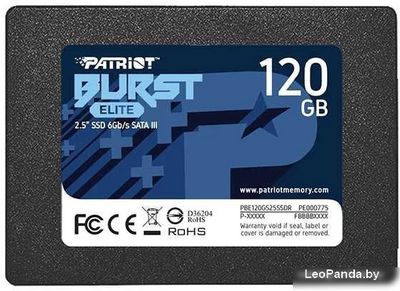 SSD Patriot Burst Elite 120GB PBE120GS25SSDR - фото
