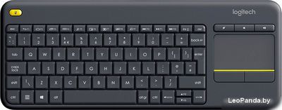 Клавиатура Logitech K400 Plus (черный, нет кириллицы) - фото