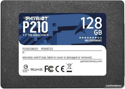 SSD Patriot P210 128GB P210S128G25 - фото