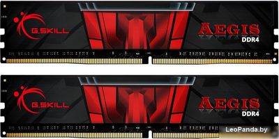 Оперативная память G.Skill Aegis 2x8GB DDR4 PC4-25600 F4-3200C16D-16GIS - фото