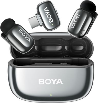 Радиосистема BOYA Mini 2-02 (серебристый) - фото4
