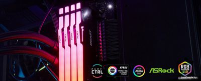 Оперативная память Kingston FURY Beast RGB 8ГБ DDR5 6000МГц KF560C36BBEA-8 - фото5