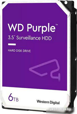 Жесткий диск WD Purple 6TB WD64PURZ - фото