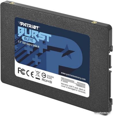 SSD Patriot Burst Elite 120GB PBE120GS25SSDR - фото3