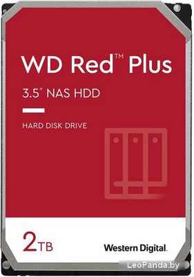 Жесткий диск WD Red Plus 2TB WD20EFPX - фото